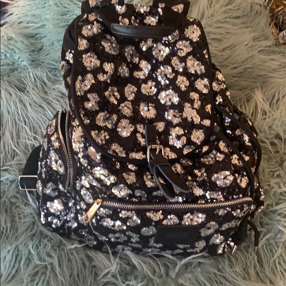 Victoria secret “pink” sequin backpack bra…